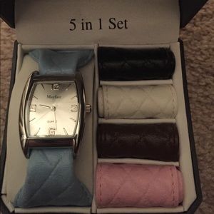 Mayfair 5 in 1 Watch with Changable Bands
